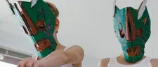 Twin masks Elias and Lukas: "They are pre-pubescent and the other part is that they kind of want to see her without any bandages."